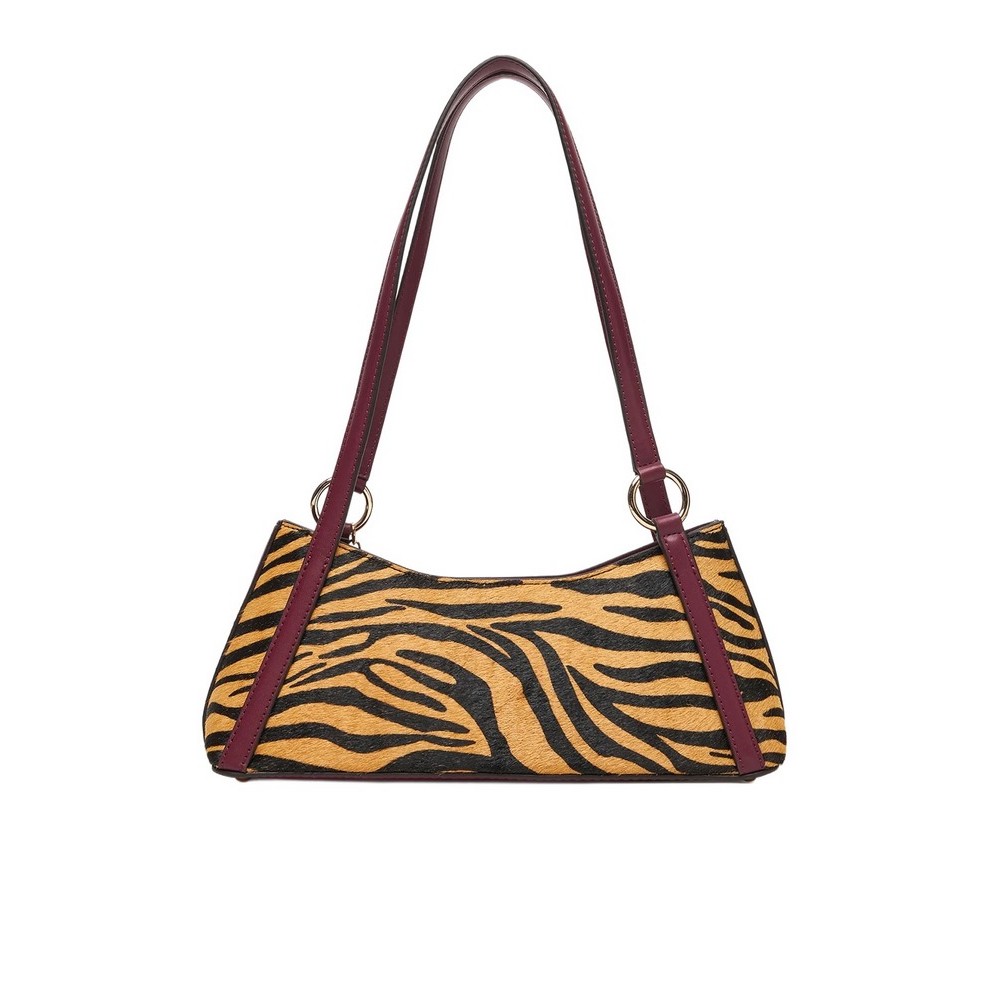 GUESS DOMITILLA SHOULDER BAG ΤΣΑΝΤΑ ΓΥΝΑΙΚΕΙΑ ZEBRA PRINT