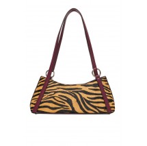 GUESS DOMITILLA SHOULDER BAG ΤΣΑΝΤΑ ΓΥΝΑΙΚΕΙΑ ZEBRA PRINT