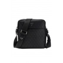 GUESS TORINO TOP ZIP CROSSBODY ΤΣΑΝΤΑ ΑΝΔΡΙΚΗ BLACK