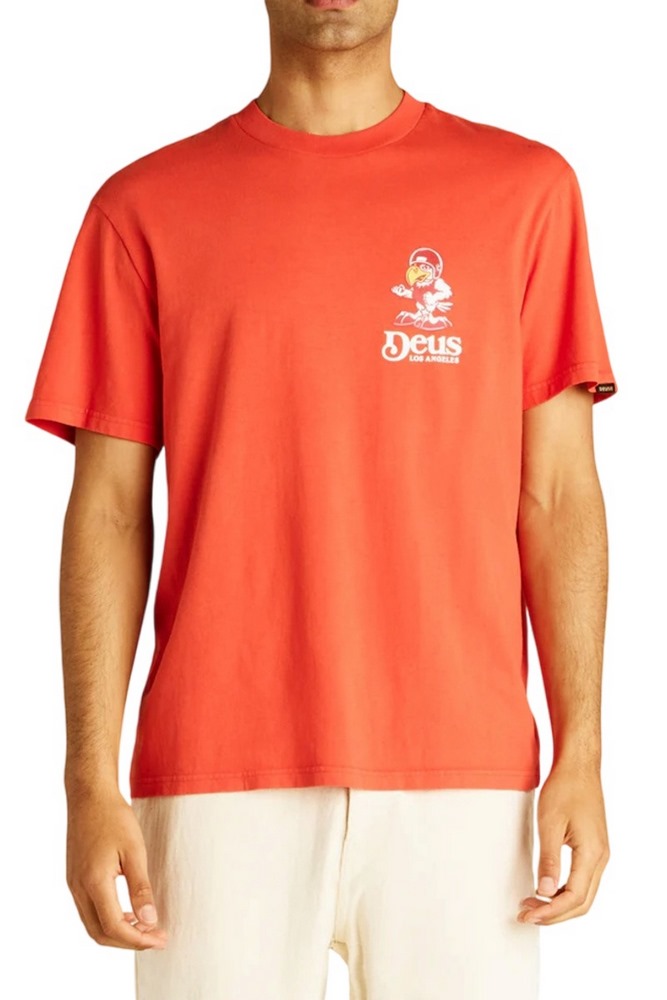 DEUS RAPTOR TEE DMP251947B T-SHIRT ΜΠΛΟΥΖΑ ΑΝΔΡΙΚΗ ORANGE