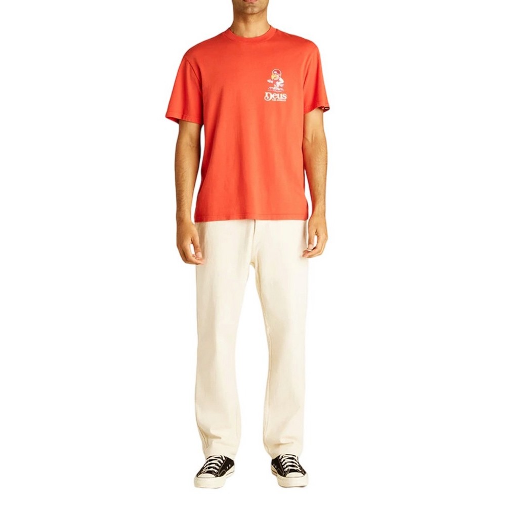 DEUS RAPTOR TEE DMP251947B T-SHIRT ΜΠΛΟΥΖΑ ΑΝΔΡΙΚΗ ORANGE