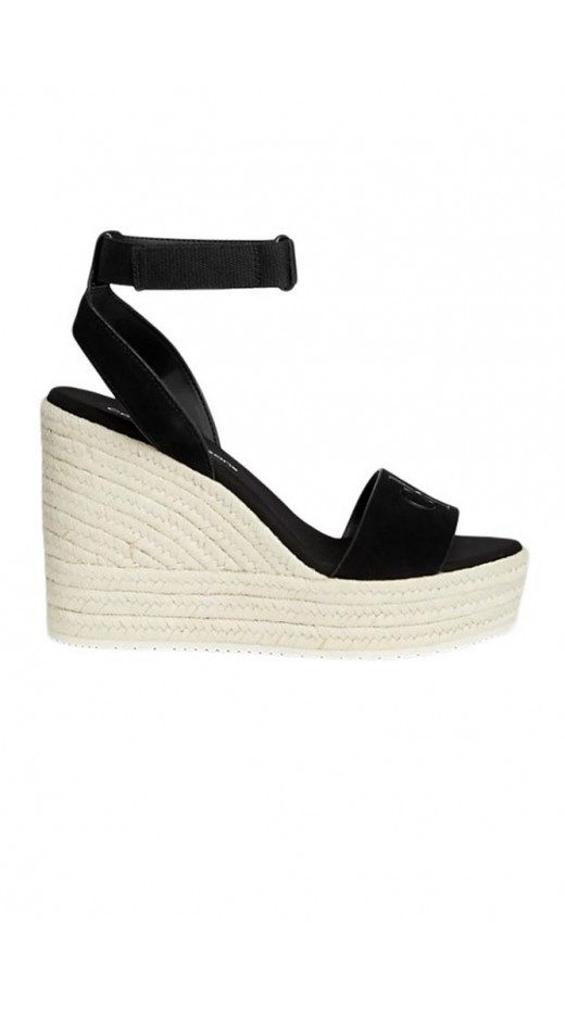 CALVIN KLEIN JEANS WEDGE SANDAL ΠΕΔΙΛΟ ΓΥΝΑΙΚΕΙΟ BLACK