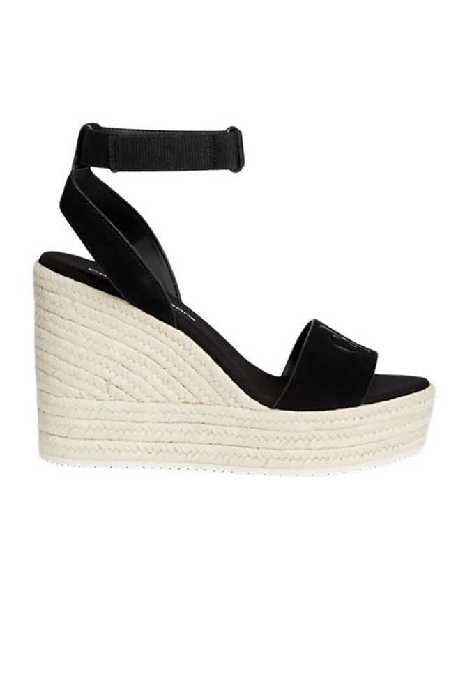 CALVIN KLEIN JEANS WEDGE SANDAL ΠΕΔΙΛΟ ΓΥΝΑΙΚΕΙΟ BLACK