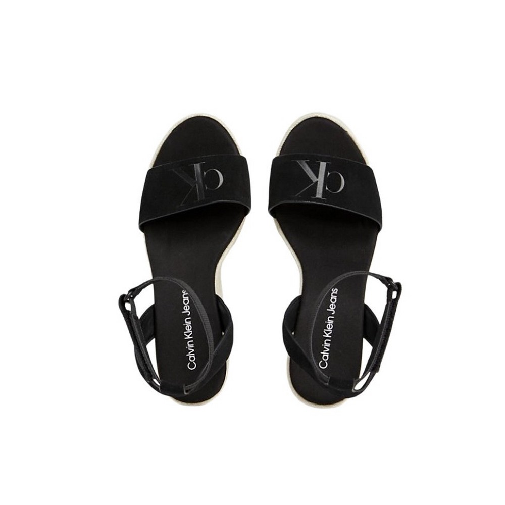 CALVIN KLEIN JEANS WEDGE SANDAL ΠΕΔΙΛΟ ΓΥΝΑΙΚΕΙΟ BLACK