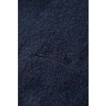 SUPERDRY ESSENTIAL CREW JUMPER ΜΠΛΟΥΖΑ ΠΛΕΚΤΗ ΑΝΔΡΙΚΗ BLUE