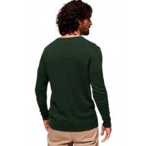 SUPERDRY ESSENTIAL CREW JUMPER ΜΠΛΟΥΖΑ ΠΛΕΚΤΗ ΑΝΔΡΙΚΗ OLIVE