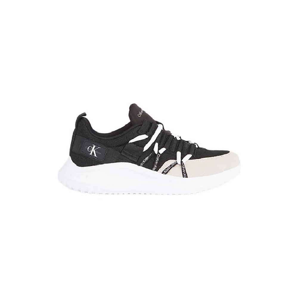 CALVIN KLEIN JEANS EVA RUNNER LOW LACE MIX ML FAD ΠΑΠΟΥΤΣΙ ΓΥΝΑΙΚΕΙΟ BLACK