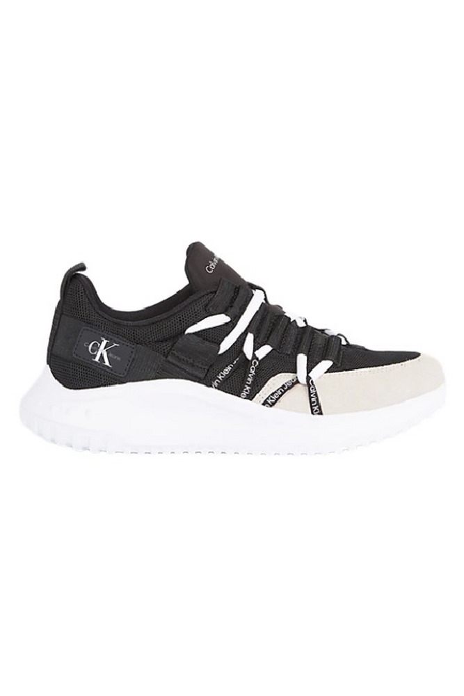 CALVIN KLEIN JEANS EVA RUNNER LOW LACE MIX ML FAD ΠΑΠΟΥΤΣΙ ΓΥΝΑΙΚΕΙΟ BLACK