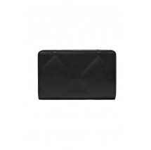 CALVIN KLEIN JEANS RE-LOCK QUILT BIFOLD WALLET ΠΟΡΤΟΦΟΛΙ ΓΥΝΑΙΚΕΙΟ BLACK