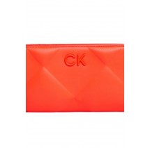 CALVIN KLEIN JEANS RE-LOCK QUILT BIFOLD WALLET ΠΟΡΤΟΦΟΛΙ ΓΥΝΑΙΚΕΙΟ FLAME