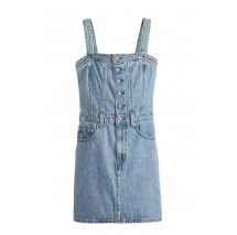 LEVIS ICONIC BUTTON THRU DRESS 001WE0001 ΦΟΡΕΜΑ ΓΥΝΑΙΚΕΙΟ BLUΕ DENIM