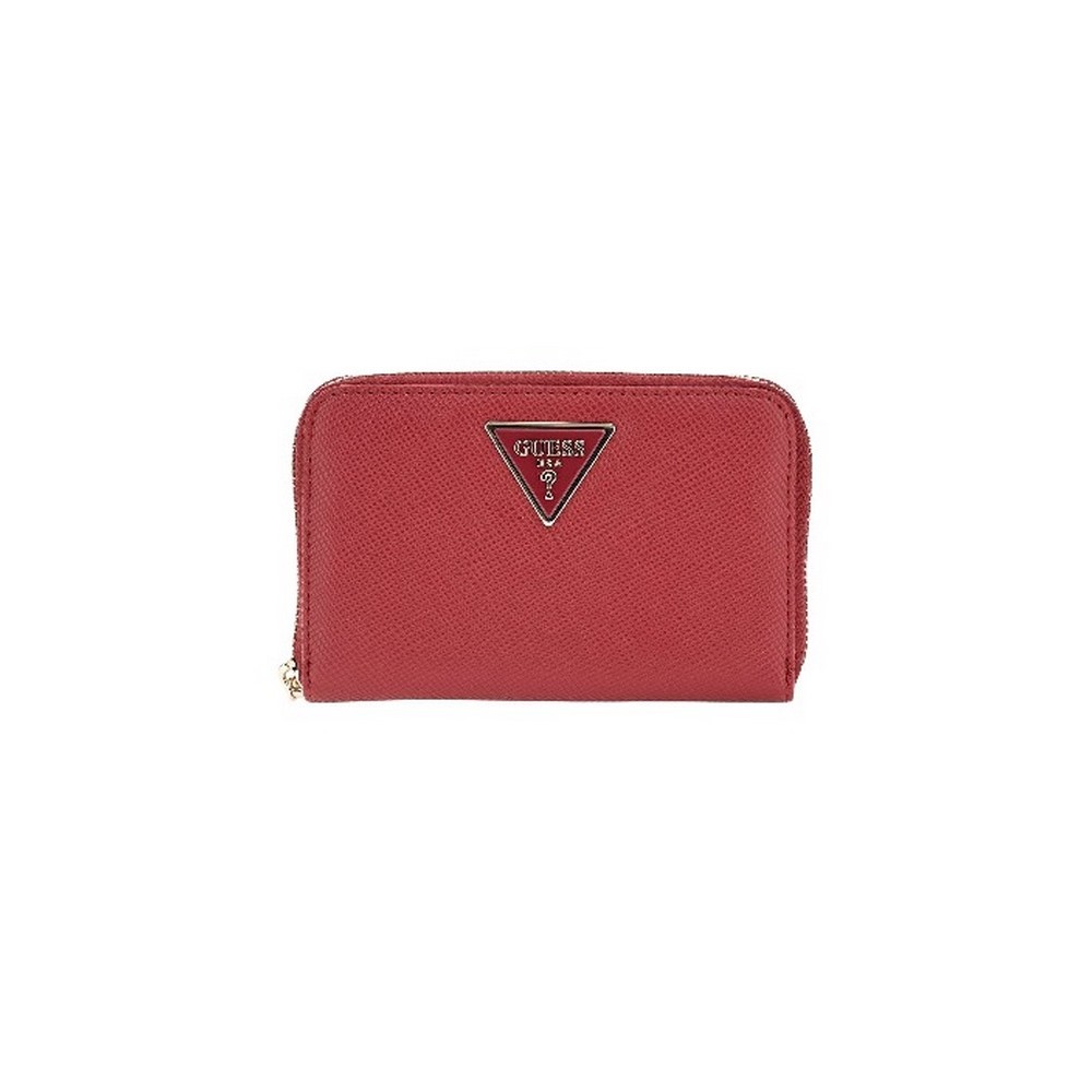 GUESS LAUREL II SLG MED ZIP AROUND ΠΟΡΤΟΦΟΛΙ ΓΥΝΑΙΚΕΙΟ RED