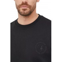 ΜΠΛΟΥΖΑ ΦΟΥΤΕΡ ROUNDNECK  ΑΝΔΡΙΚΗ TRUSSARDI BLACK