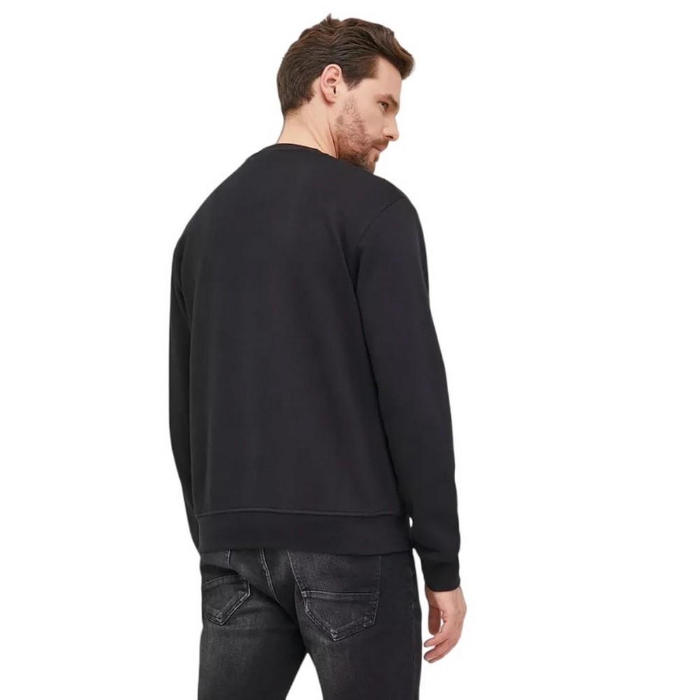 ΜΠΛΟΥΖΑ ΦΟΥΤΕΡ ROUNDNECK  ΑΝΔΡΙΚΗ TRUSSARDI BLACK