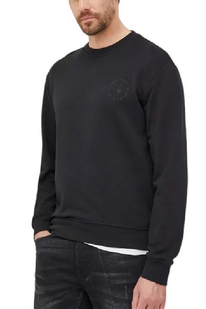 ΜΠΛΟΥΖΑ ΦΟΥΤΕΡ ROUNDNECK  ΑΝΔΡΙΚΗ TRUSSARDI BLACK