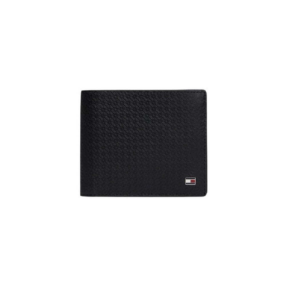 TOMMY HILFIGER EMBOSS EXTRA CC AND COIN ΠΟΡΤΟΦΟΛΙ ΑΝΔΡΙΚΟ BLACK