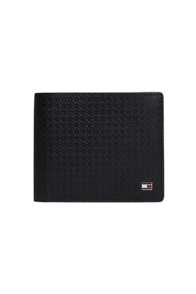 TOMMY HILFIGER EMBOSS EXTRA CC AND COIN ΠΟΡΤΟΦΟΛΙ ΑΝΔΡΙΚΟ BLACK