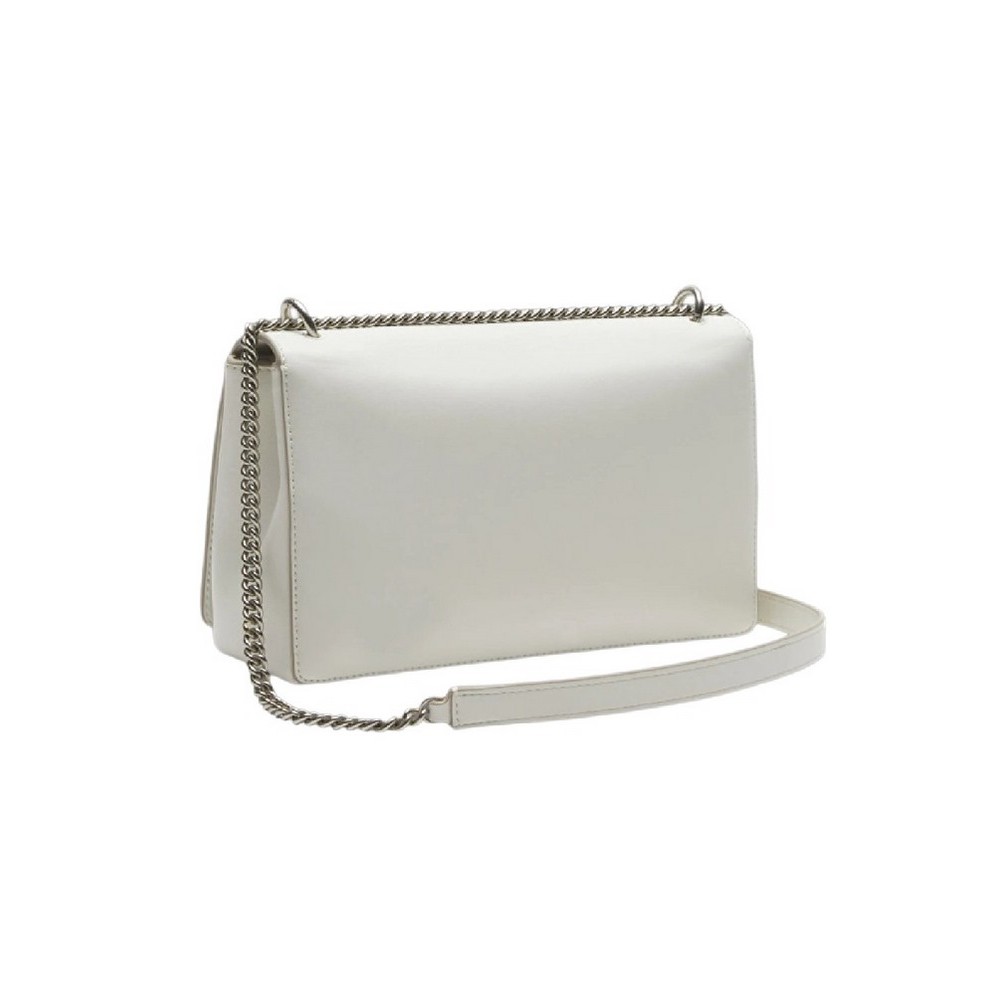 CALVIN KLEIN JEANS SCULPTED EW FLAP25 SHOULDER BAG ΤΣΑΝΤΑ ΓΥΝΑΙΚΕΙΑ WHITE