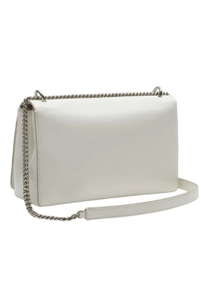 CALVIN KLEIN JEANS SCULPTED EW FLAP25 SHOULDER BAG ΤΣΑΝΤΑ ΓΥΝΑΙΚΕΙΑ WHITE