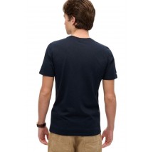 SUPERDRY D1 STUD CITY TEE T-SHIRT ΜΠΛΟΥΖΑ ΑΝΔΡΙΚΗ NAVY