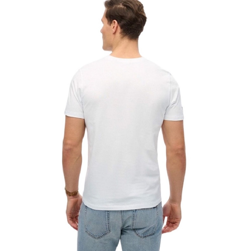 SUPERDRY D1 STUD CITY TEE T-SHIRT ΜΠΛΟΥΖΑ ΑΝΔΡΙΚΗ WHITE