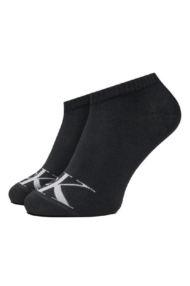 CALVIN KLEIN WOMEN SNEAKER 2P MONOGRAM ΚΑΛΤΣΕ ΓΥΝΑΙΚΕΙΕΣ BLACK