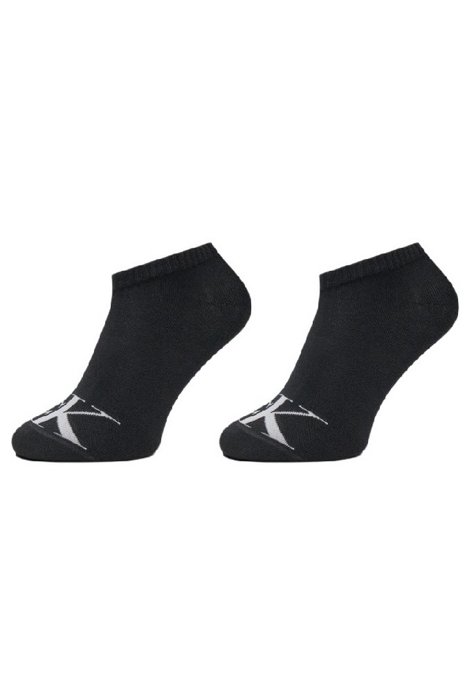 CALVIN KLEIN WOMEN SNEAKER 2P MONOGRAM ΚΑΛΤΣΕ ΓΥΝΑΙΚΕΙΕΣ BLACK