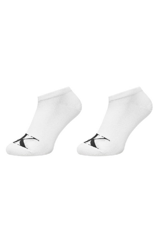 CALVIN KLEIN WOMEN SNEAKER 2P MONOGRAM ΚΑΛΤΣΕ ΓΥΝΑΙΚΕΙΕΣ WHITE