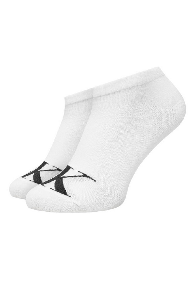 CALVIN KLEIN WOMEN SNEAKER 2P MONOGRAM ΚΑΛΤΣΕ ΓΥΝΑΙΚΕΙΕΣ WHITE