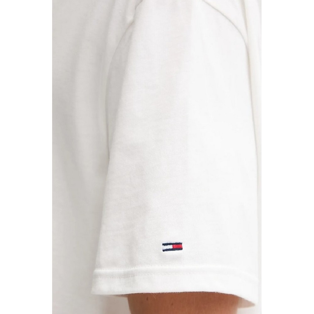 TOMMY JEANS RLX CREST PLAY TEE T-SHIRT ΜΠΛΟΥΖΑ ΑΝΔΡΙΚΗ OFF WHITE