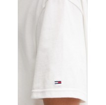 TOMMY JEANS RLX CREST PLAY TEE T-SHIRT ΜΠΛΟΥΖΑ ΑΝΔΡΙΚΗ OFF WHITE