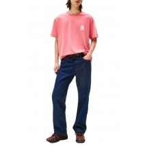 TOMMY JEANS RLX CREST PLAY TEE T-SHIRT ΜΠΛΟΥΖΑ ΑΝΔΡΙΚΗ RED