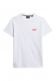SUPERDRY D1 OVIN ESSENTIAL LOGO EMB TEE T-SHIRT ΜΠΛΟΥΖΑ ΑΝΔΡΙΚΗ WHITE