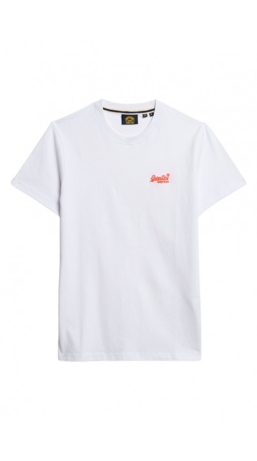 SUPERDRY D1 OVIN ESSENTIAL LOGO EMB TEE T-SHIRT ΜΠΛΟΥΖΑ ΑΝΔΡΙΚΗ WHITE