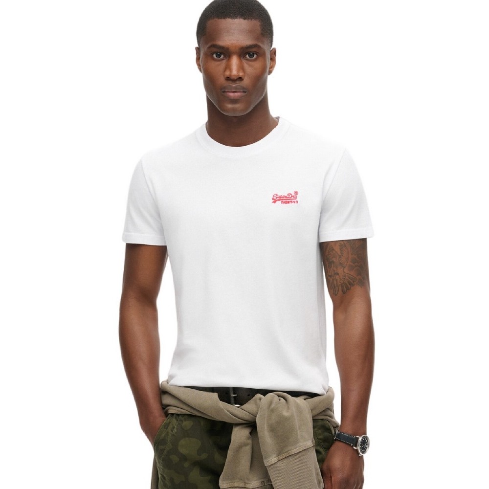 T-SHIRT  ΑΝΔΡΙΚΟ SUPERDRY WHITE