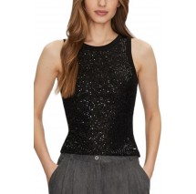 GUESS ALEXIA SEQUINS TANK TOP ΤΟΠΓΥΝΑΙΚΕΙΟ BLACK