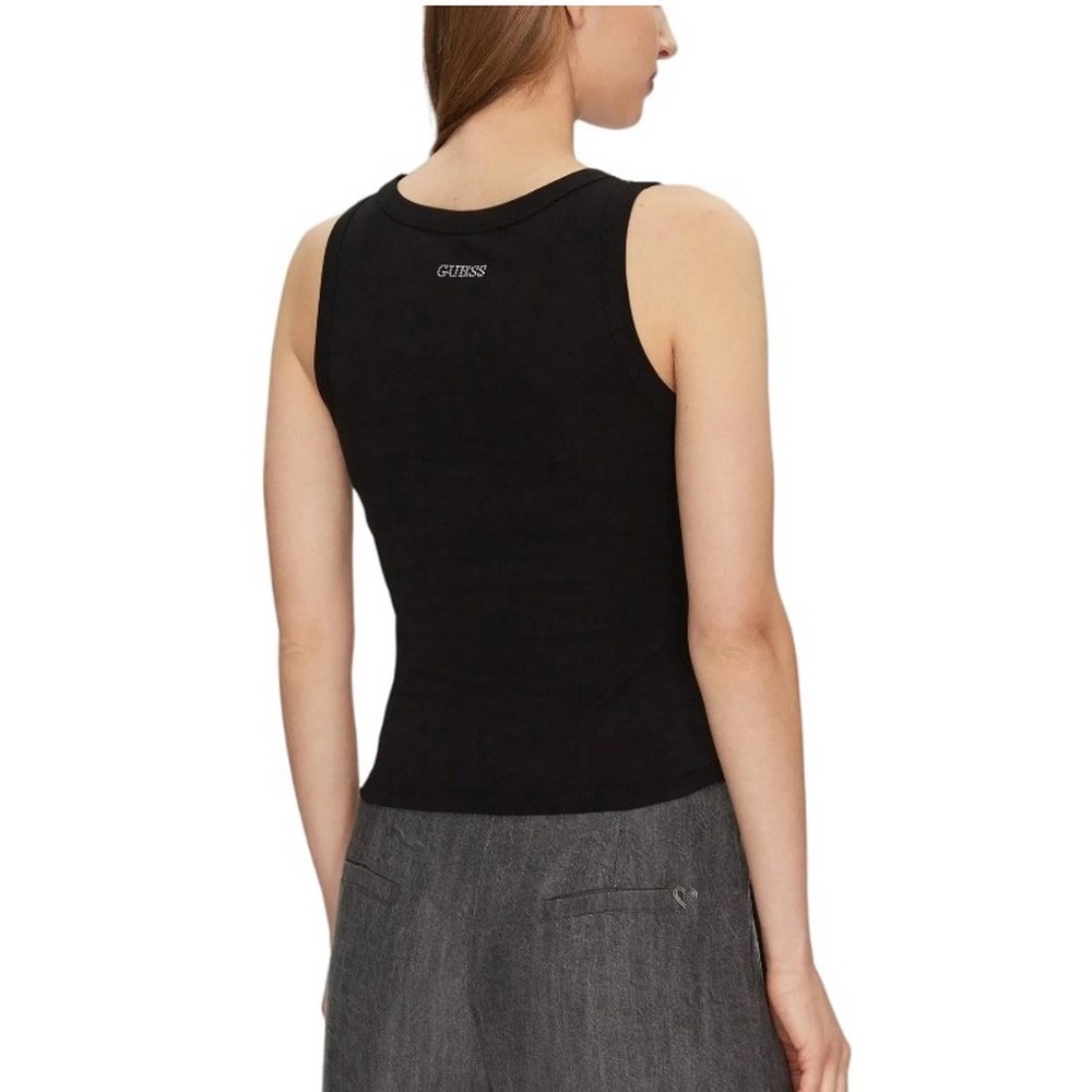 GUESS ALEXIA SEQUINS TANK TOP ΤΟΠΓΥΝΑΙΚΕΙΟ BLACK
