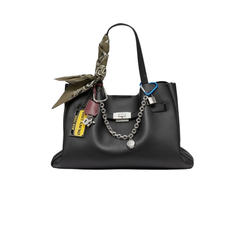 DKNY BRYAR SATCHELS HANDBAG R52DQK43 ΤΣΑΝΤΑ ΓΥΝΑΙΚΕΙΑ BLACK
