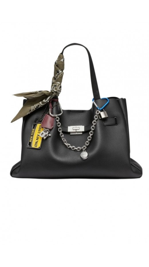 DKNY BRYAR SATCHELS HANDBAG R52DQK43 ΤΣΑΝΤΑ ΓΥΝΑΙΚΕΙΑ BLACK