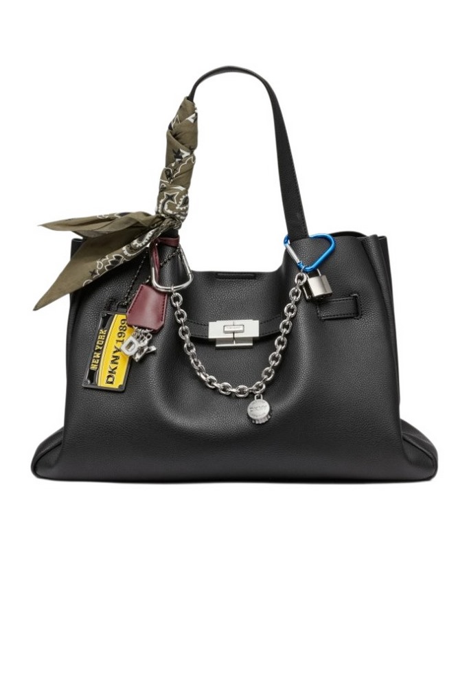 DKNY BRYAR SATCHELS HANDBAG R52DQK43 ΤΣΑΝΤΑ ΓΥΝΑΙΚΕΙΑ BLACK