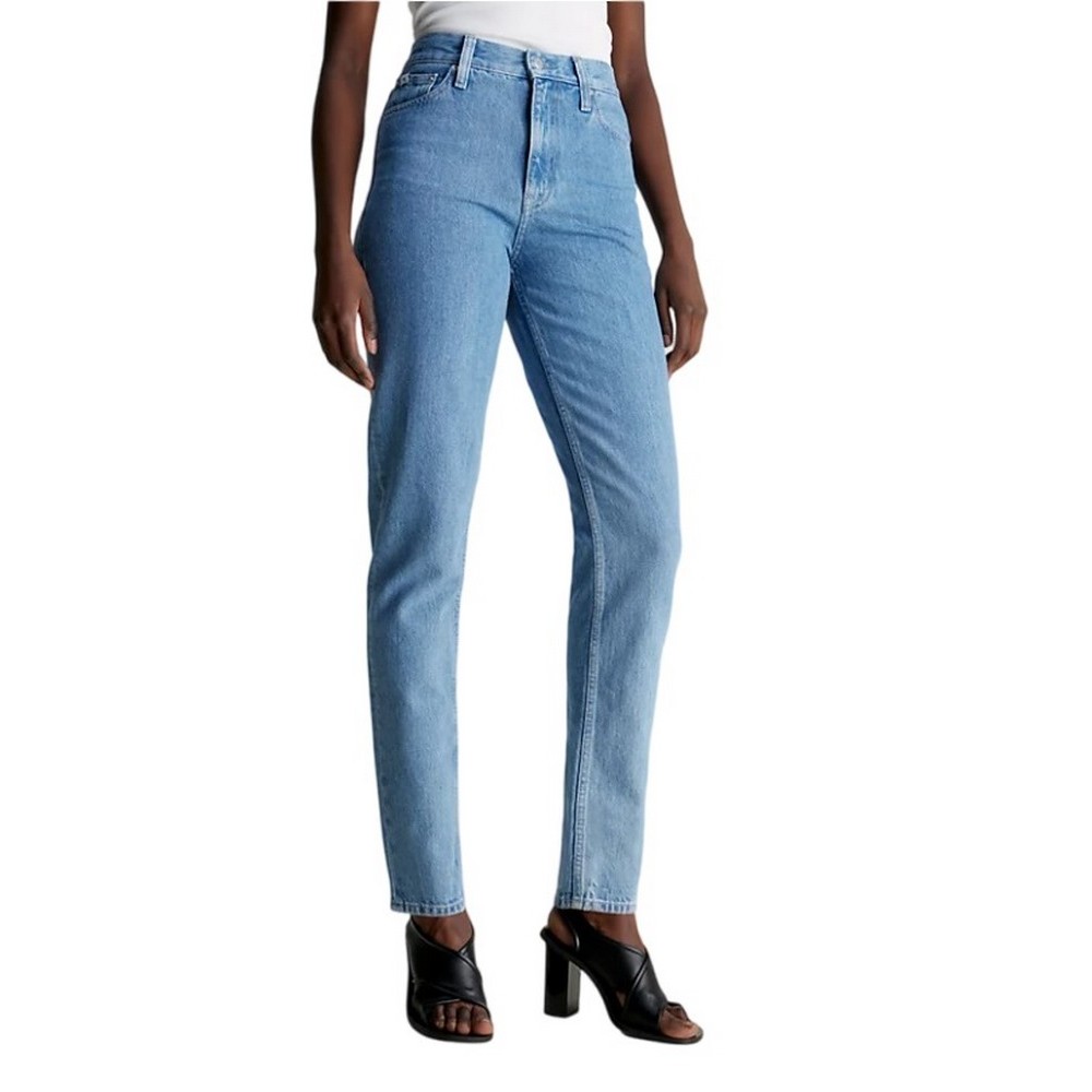 CALVIN KLEIN JEANS MOM JEAN ΠΑΝΤΕΛΟΝΙ ΓΥΝΑΙΚΕΙΟ DENIM LIGHT