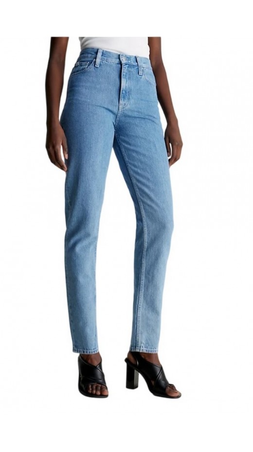 CALVIN KLEIN JEANS MOM JEAN ΠΑΝΤΕΛΟΝΙ ΓΥΝΑΙΚΕΙΟ DENIM LIGHT