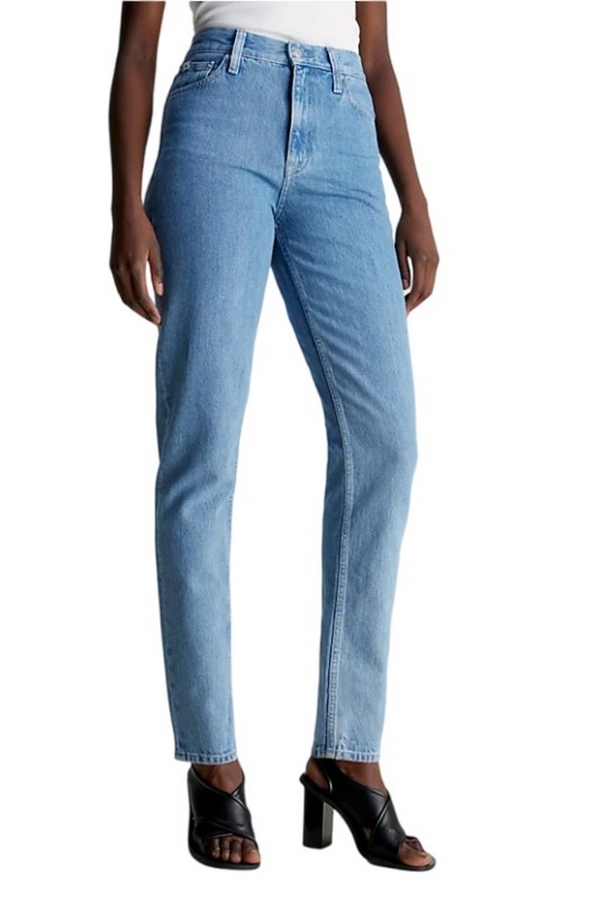 CALVIN KLEIN JEANS MOM JEAN ΠΑΝΤΕΛΟΝΙ ΓΥΝΑΙΚΕΙΟ DENIM LIGHT