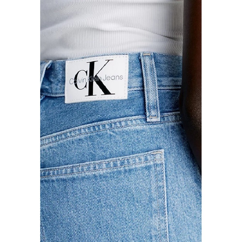 CALVIN KLEIN JEANS MOM JEAN ΠΑΝΤΕΛΟΝΙ ΓΥΝΑΙΚΕΙΟ DENIM LIGHT