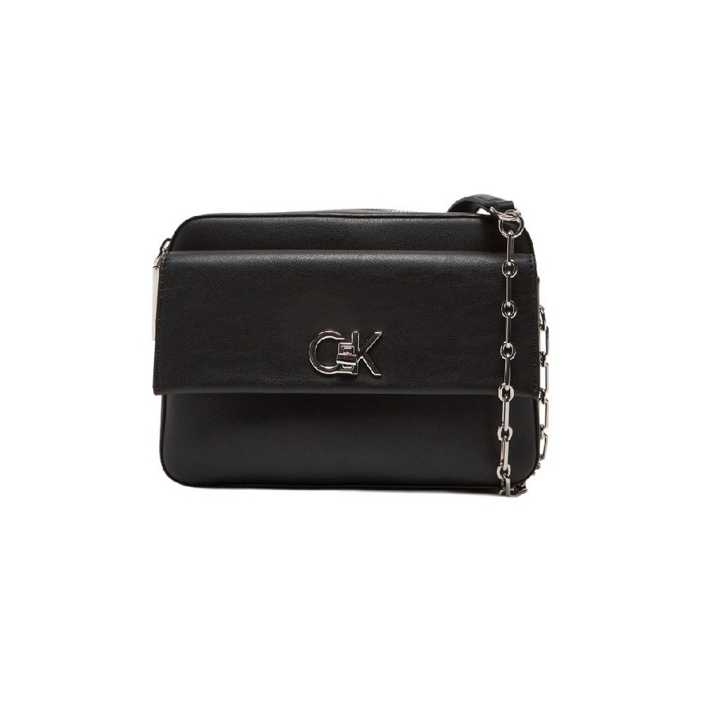 CALVIN KLEIN RE-LOCK POCKET CAMERA BAG ΤΣΑΝΤΑ ΓΥΝΑΙΚΕΙΑ BLACK