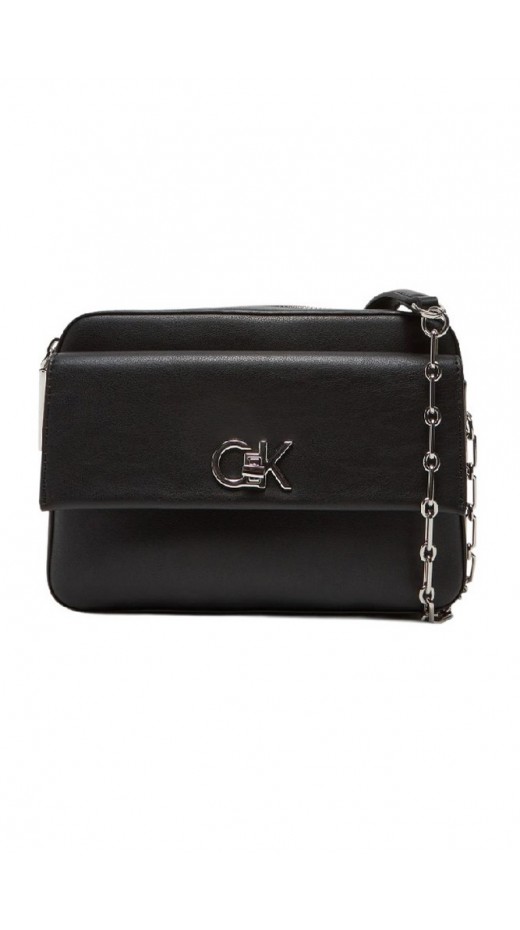 CALVIN KLEIN RE-LOCK POCKET CAMERA BAG ΤΣΑΝΤΑ ΓΥΝΑΙΚΕΙΑ BLACK