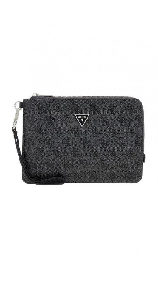 GUESS TORINO FLAT CLUTCH ΤΣΑΝΤΑ ΓΥΝΑΙΚΕΙΑ GREY