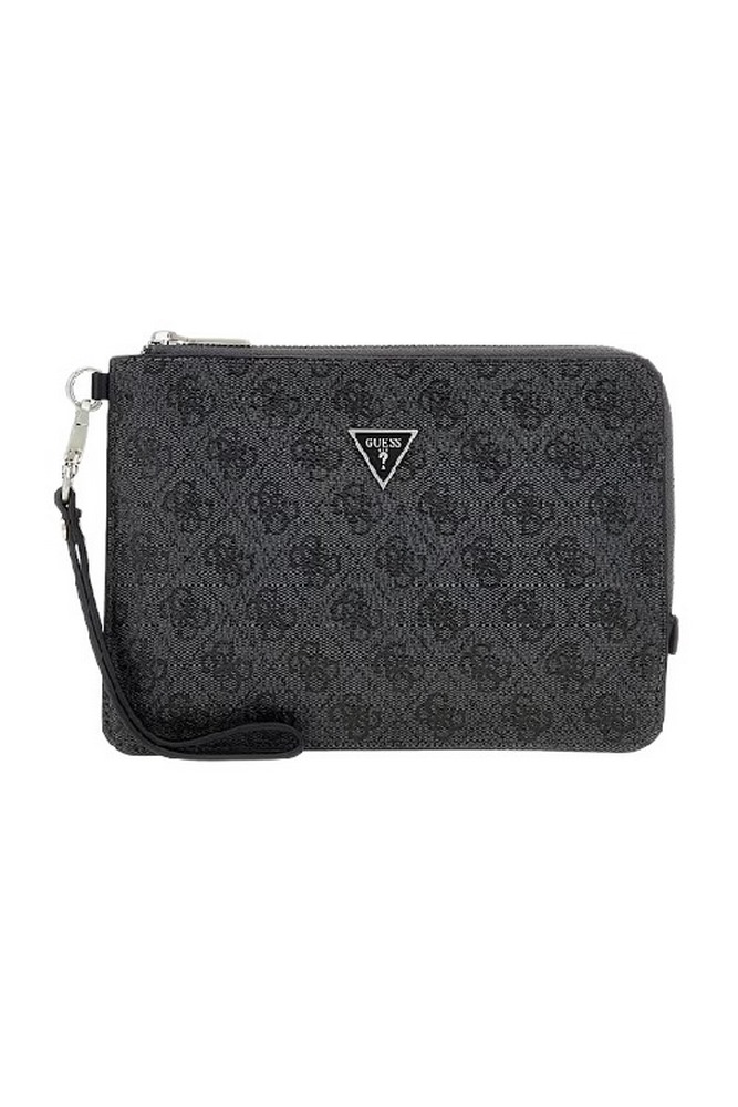 GUESS TORINO FLAT CLUTCH ΤΣΑΝΤΑ ΓΥΝΑΙΚΕΙΑ GREY