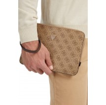 GUESS TORINO FLAT CLUTCH ΤΣΑΝΤΑ ΓΥΝΑΙΚΕΙΑ BEIGE