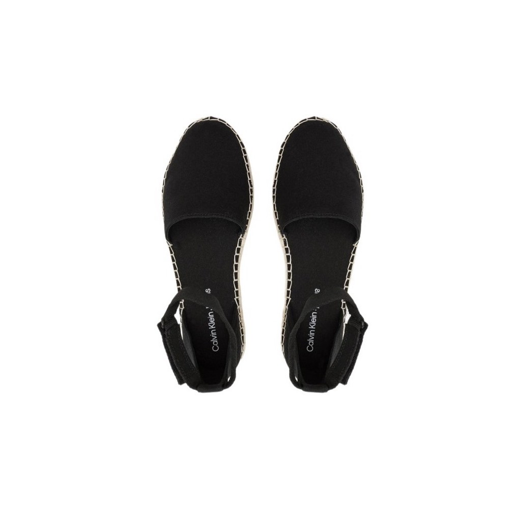 CALVIN KLEIN JEANS ANKLE ESPADRILLE ΠΑΠΟΥΤΣΙ ΓΥΝΑΙΚΕΙΟ BLACK